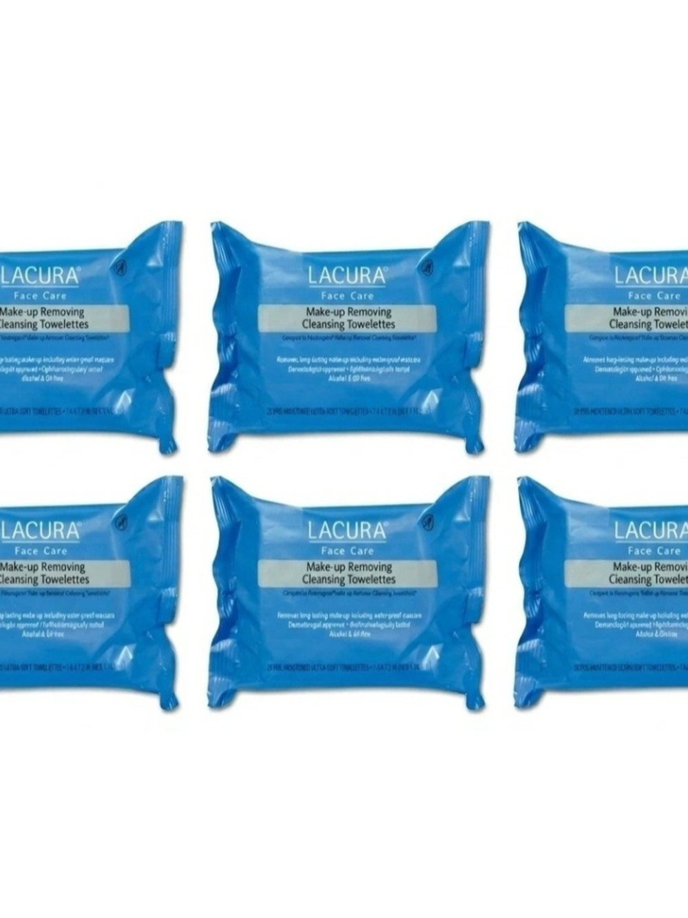 ​Lacura Makeup Removing Cleansing Wipes Bulk 6 Pack New